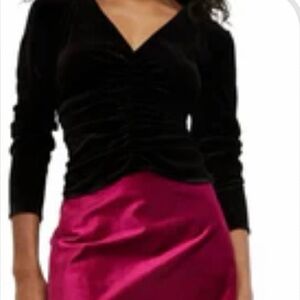 Veronica Beard! NWT Black Velvet Top